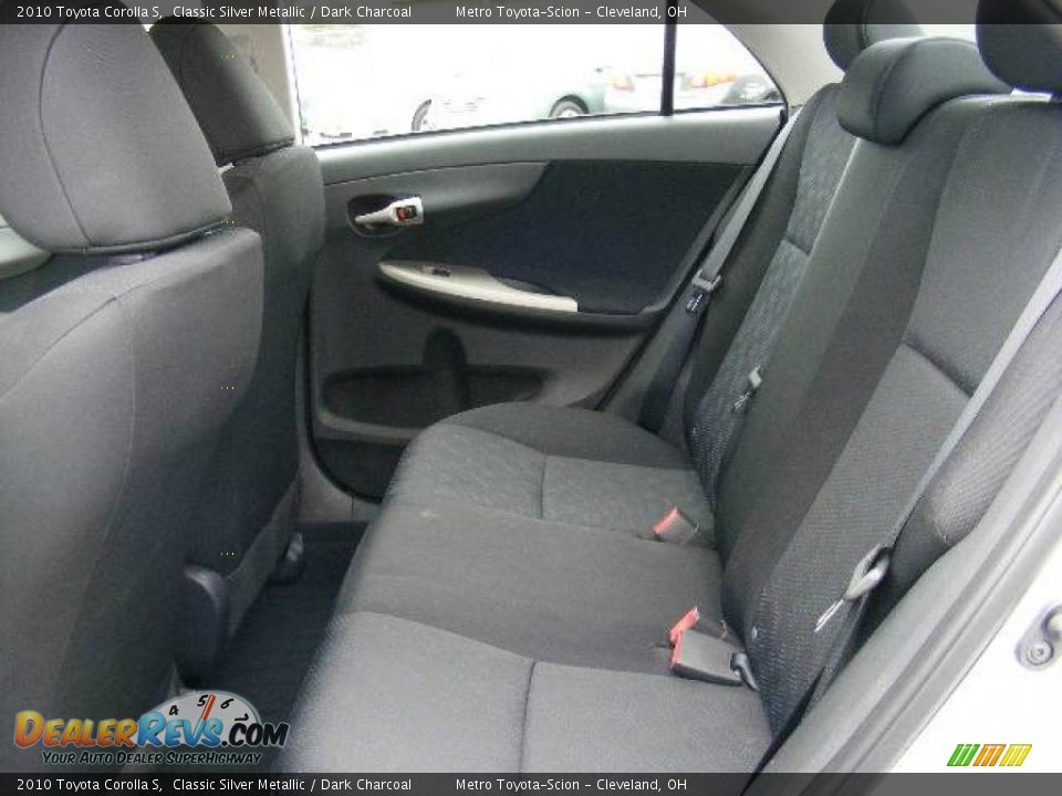 2010 Toyota Corolla S Classic Silver Metallic / Dark Charcoal Photo #11