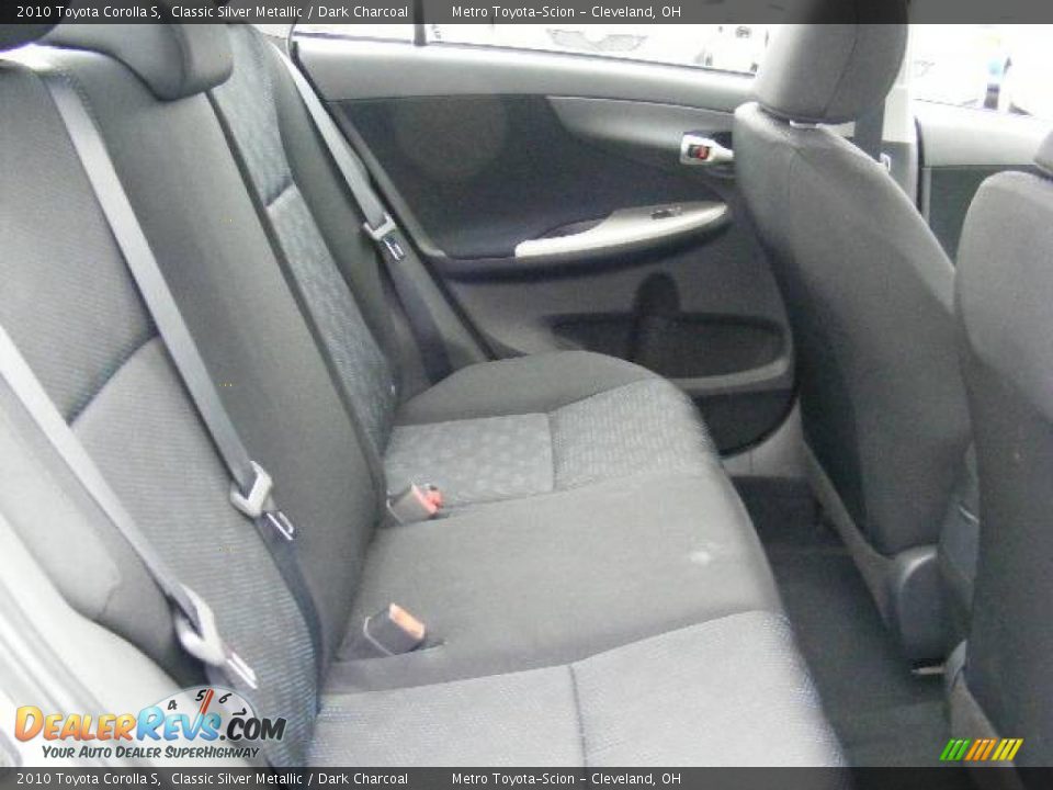 2010 Toyota Corolla S Classic Silver Metallic / Dark Charcoal Photo #12