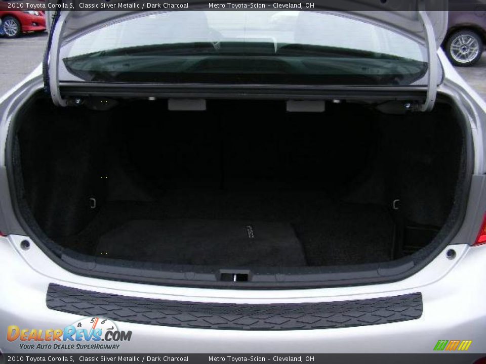2010 Toyota Corolla S Classic Silver Metallic / Dark Charcoal Photo #23
