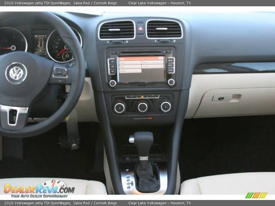 2010 Volkswagen Jetta TDI SportWagen Salsa Red / Cornsilk Beige Photo #5