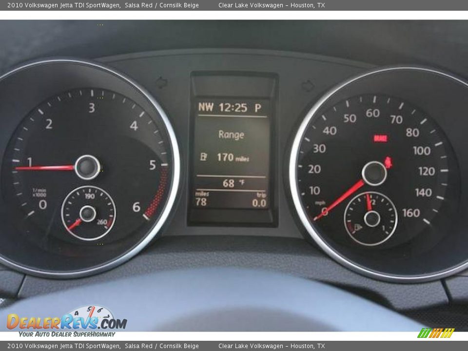 2010 Volkswagen Jetta TDI SportWagen Salsa Red / Cornsilk Beige Photo #20