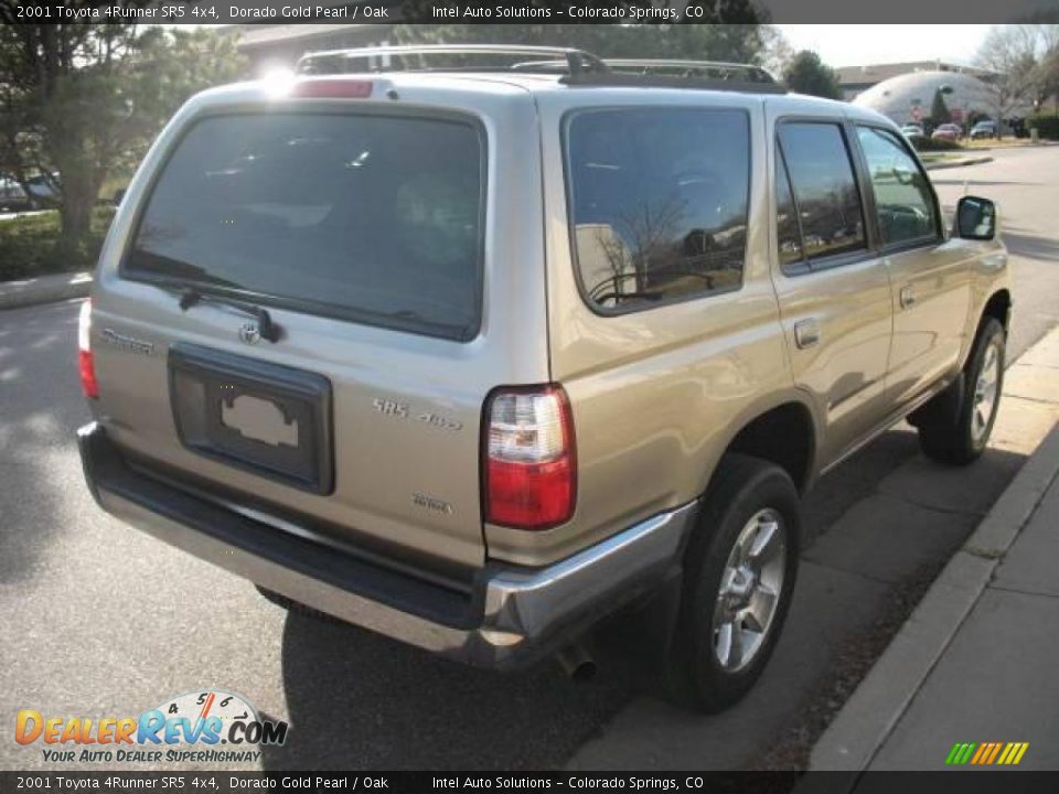2001 Toyota 4Runner SR5 4x4 Dorado Gold Pearl / Oak Photo #4