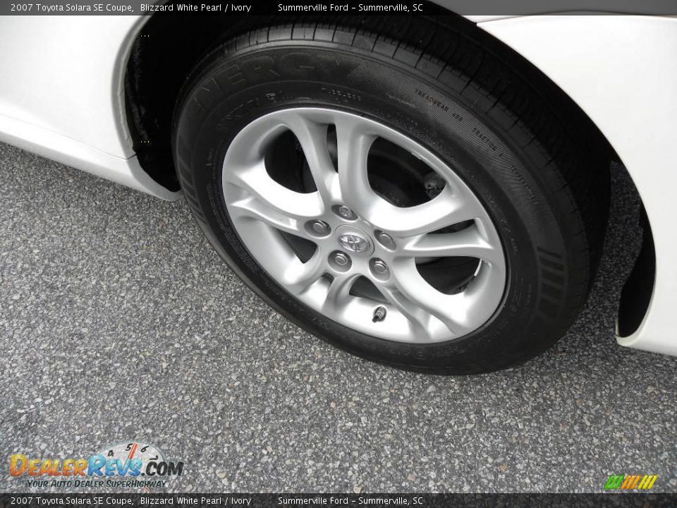 2007 Toyota Solara SE Coupe Blizzard White Pearl / Ivory Photo #14