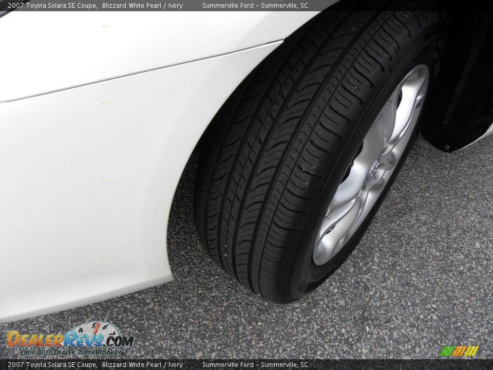 2007 Toyota Solara SE Coupe Blizzard White Pearl / Ivory Photo #15