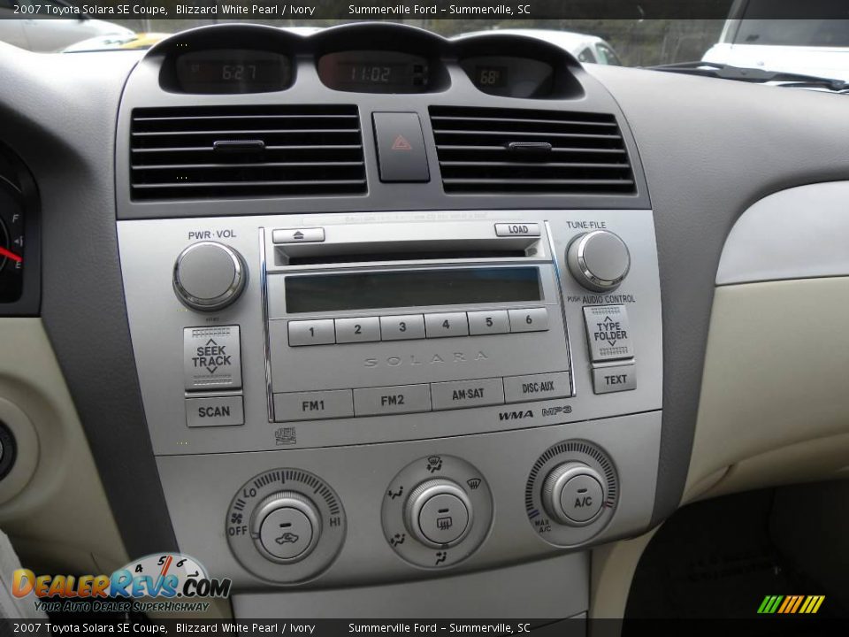 2007 Toyota Solara SE Coupe Blizzard White Pearl / Ivory Photo #18