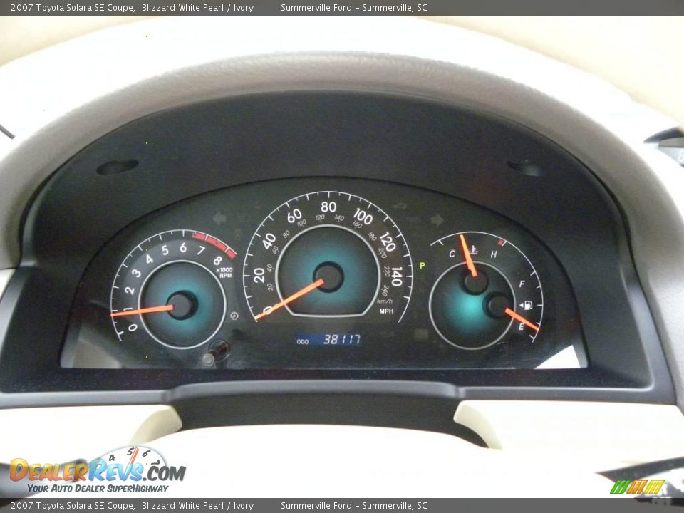 2007 Toyota Solara SE Coupe Blizzard White Pearl / Ivory Photo #20