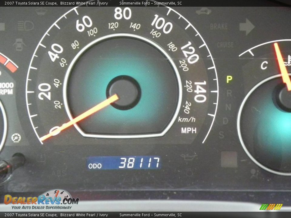 2007 Toyota Solara SE Coupe Blizzard White Pearl / Ivory Photo #21