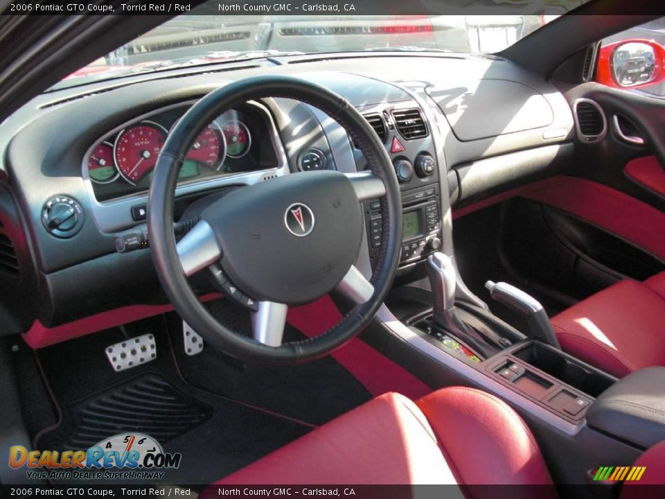 2006 Pontiac GTO Coupe Torrid Red / Red Photo #3