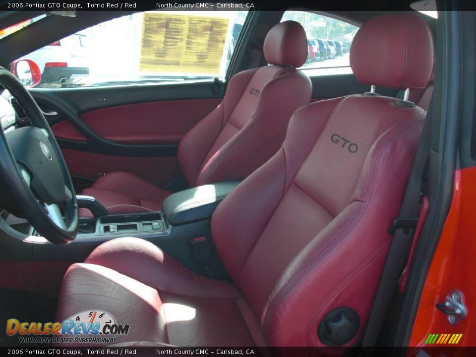 2006 Pontiac GTO Coupe Torrid Red / Red Photo #4