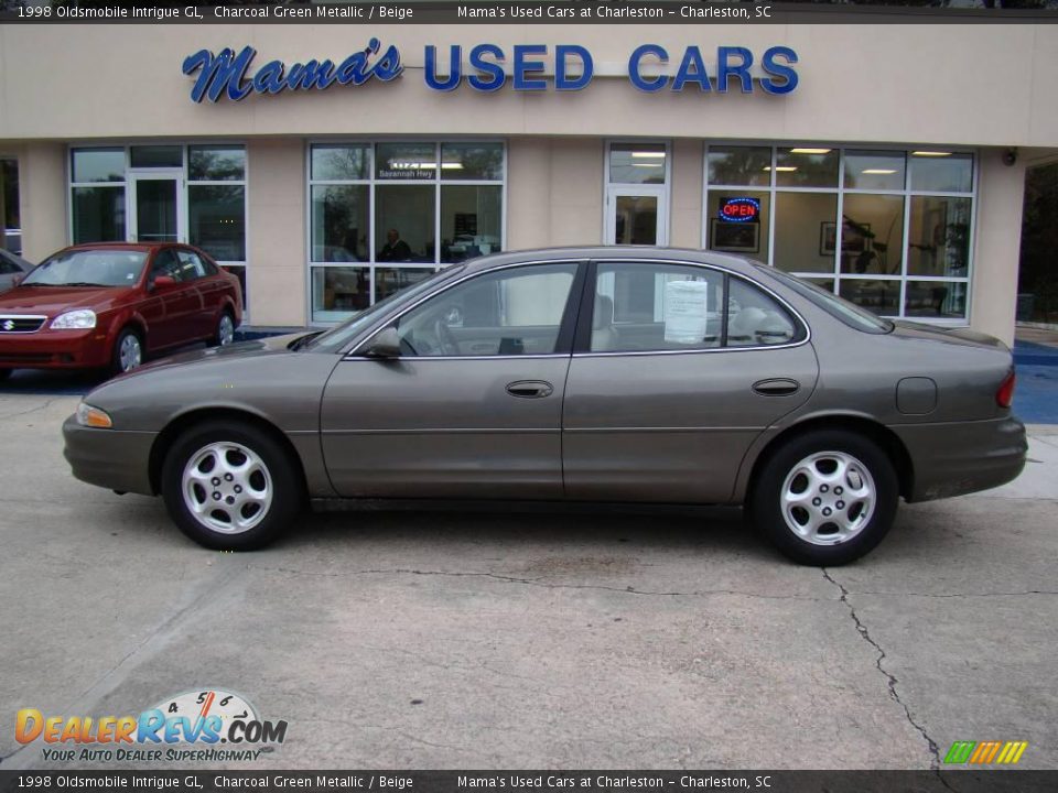1998 Oldsmobile Intrigue GL Charcoal Green Metallic / Beige Photo #1