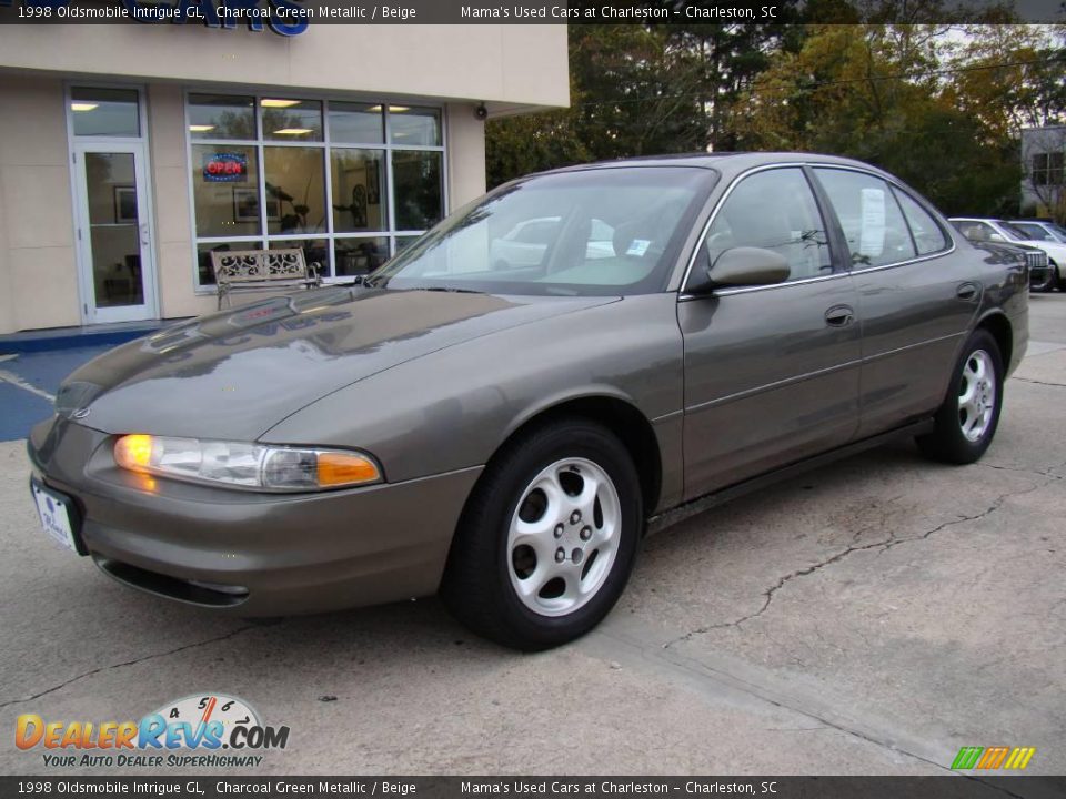 1998 Oldsmobile Intrigue GL Charcoal Green Metallic / Beige Photo #2