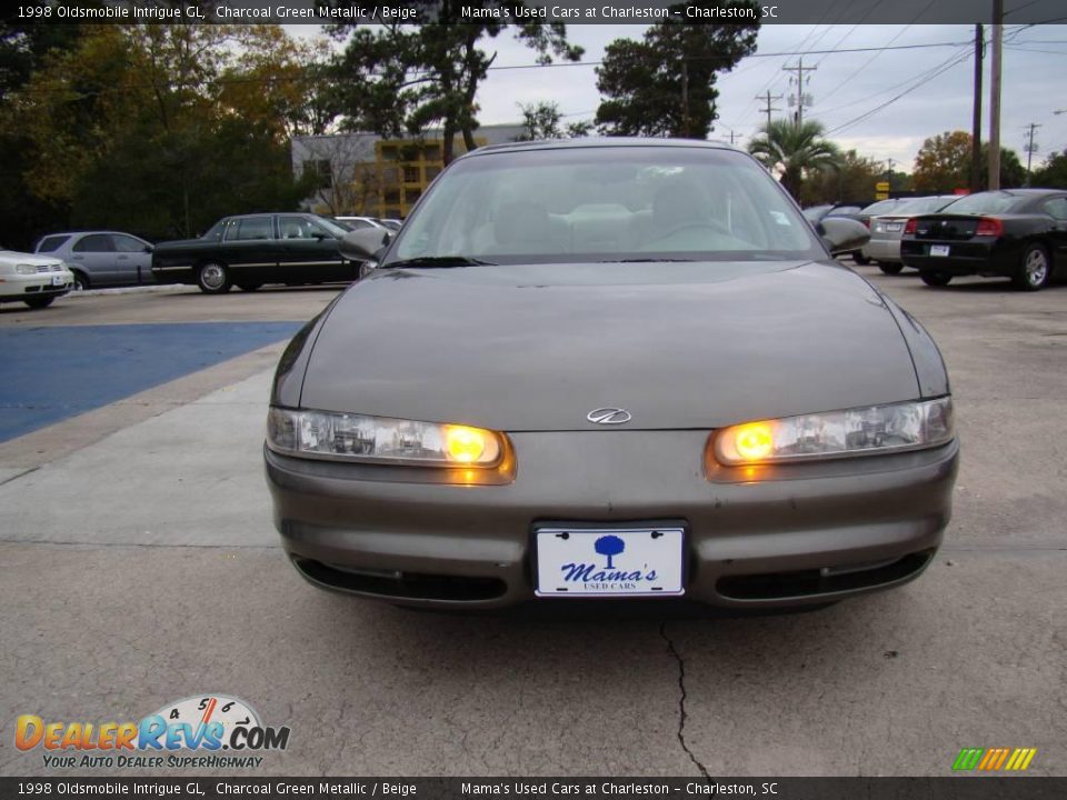 1998 Oldsmobile Intrigue GL Charcoal Green Metallic / Beige Photo #3