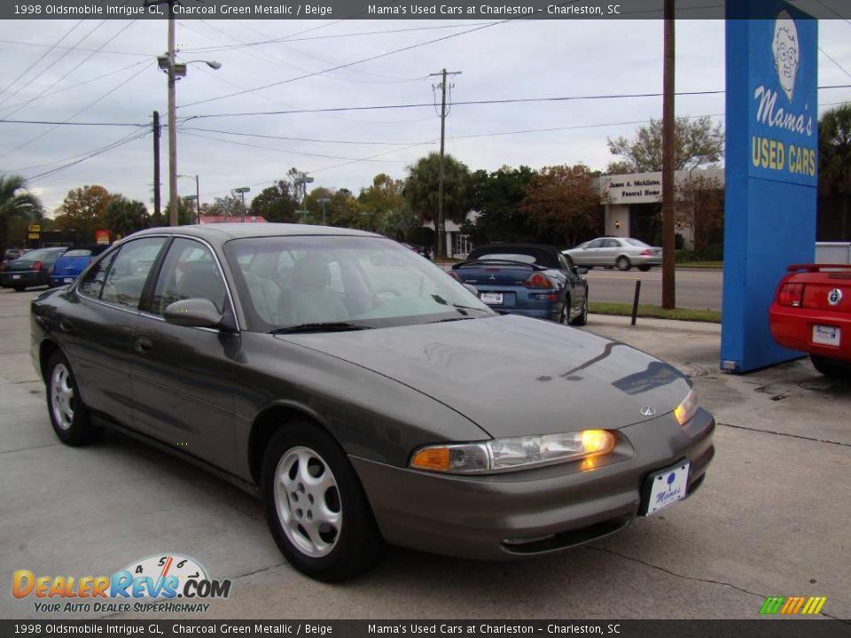 1998 Oldsmobile Intrigue GL Charcoal Green Metallic / Beige Photo #4