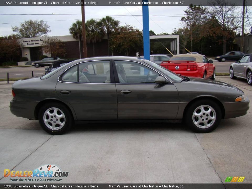 1998 Oldsmobile Intrigue GL Charcoal Green Metallic / Beige Photo #5