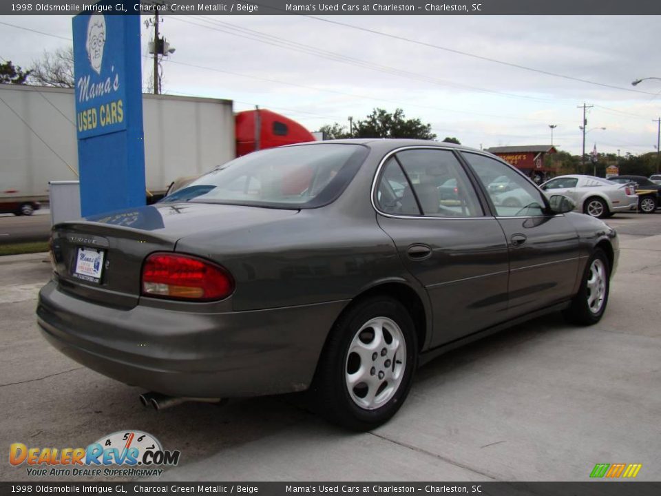 1998 Oldsmobile Intrigue GL Charcoal Green Metallic / Beige Photo #6