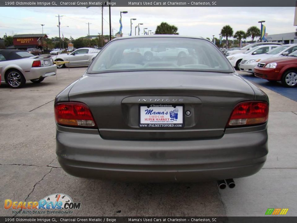 1998 Oldsmobile Intrigue GL Charcoal Green Metallic / Beige Photo #7