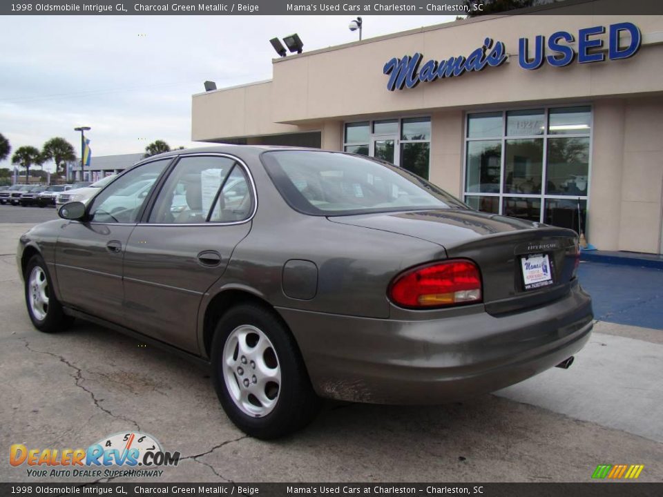1998 Oldsmobile Intrigue GL Charcoal Green Metallic / Beige Photo #8