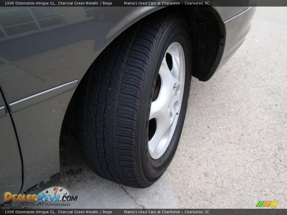 1998 Oldsmobile Intrigue GL Charcoal Green Metallic / Beige Photo #20