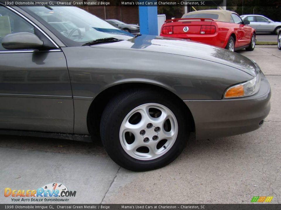 1998 Oldsmobile Intrigue GL Charcoal Green Metallic / Beige Photo #21