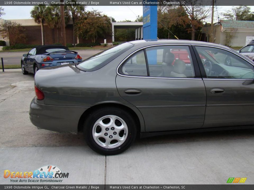 1998 Oldsmobile Intrigue GL Charcoal Green Metallic / Beige Photo #24