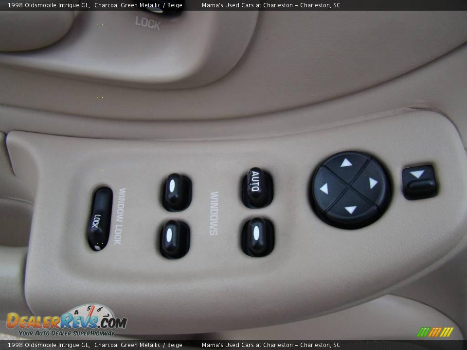 1998 Oldsmobile Intrigue GL Charcoal Green Metallic / Beige Photo #26