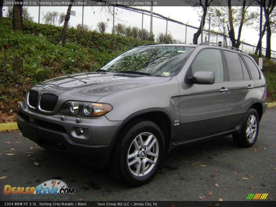 2004 BMW X5 3.0i Sterling Grey Metallic / Black Photo #1