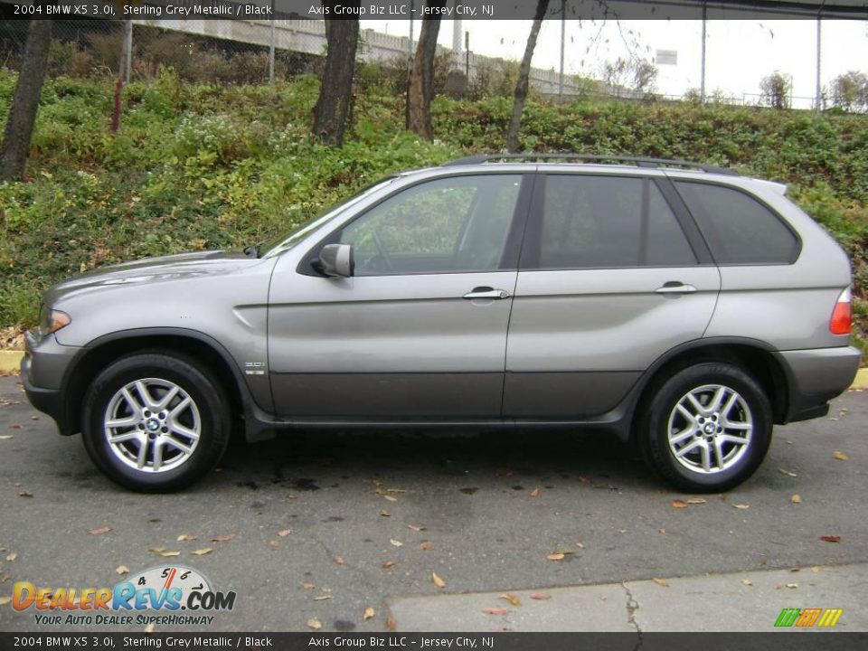 2004 BMW X5 3.0i Sterling Grey Metallic / Black Photo #2