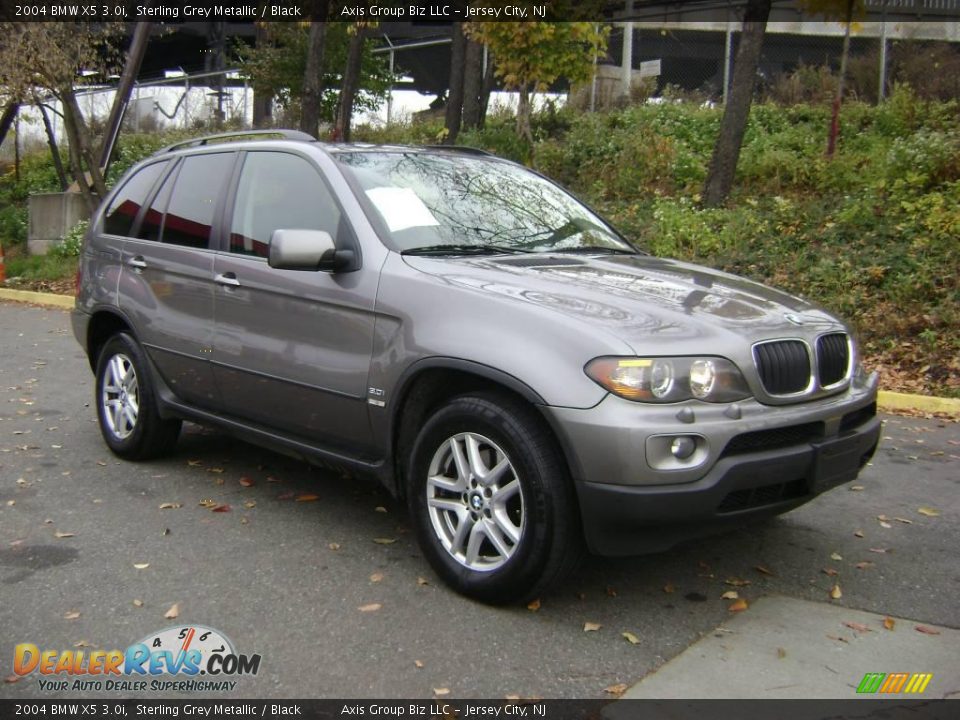 2004 BMW X5 3.0i Sterling Grey Metallic / Black Photo #4
