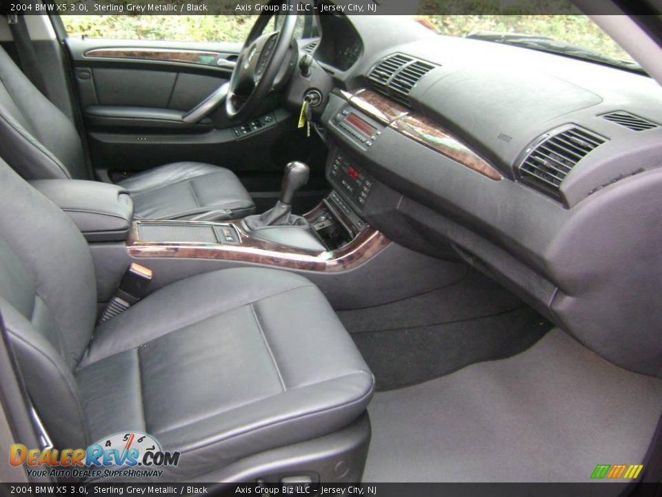 2004 BMW X5 3.0i Sterling Grey Metallic / Black Photo #14
