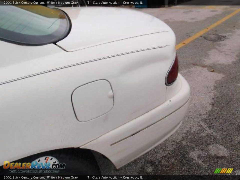 2001 Buick Century Custom White / Medium Gray Photo #5