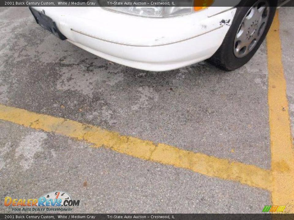 2001 Buick Century Custom White / Medium Gray Photo #6
