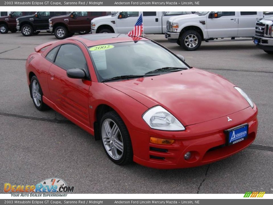 2003 Mitsubishi Eclipse GT Coupe Saronno Red / Midnight Photo #1