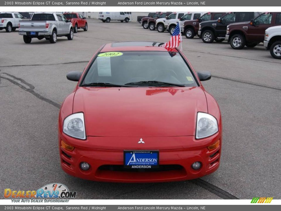 2003 Mitsubishi Eclipse GT Coupe Saronno Red / Midnight Photo #3
