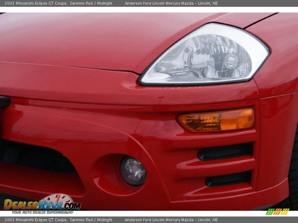 2003 Mitsubishi Eclipse GT Coupe Saronno Red / Midnight Photo #13