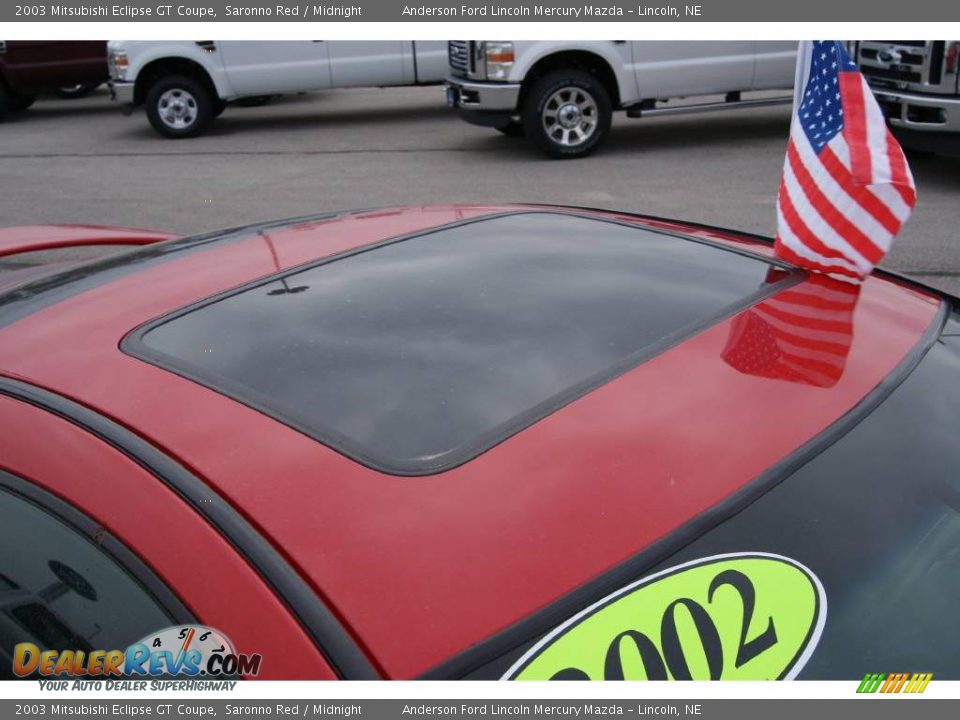 2003 Mitsubishi Eclipse GT Coupe Saronno Red / Midnight Photo #14