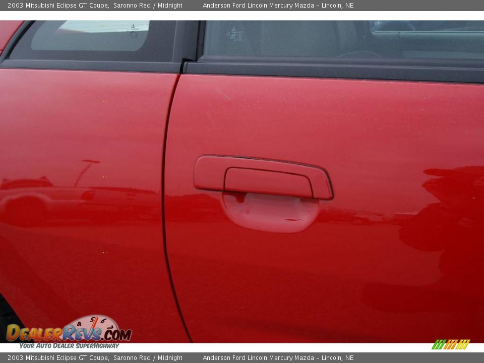 2003 Mitsubishi Eclipse GT Coupe Saronno Red / Midnight Photo #15