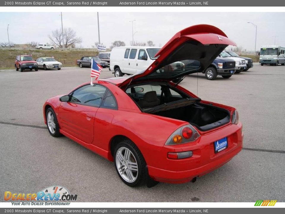 2003 Mitsubishi Eclipse GT Coupe Saronno Red / Midnight Photo #22