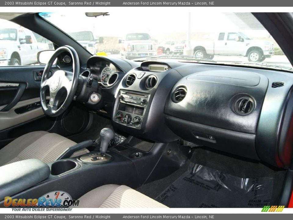 2003 Mitsubishi Eclipse GT Coupe Saronno Red / Midnight Photo #29