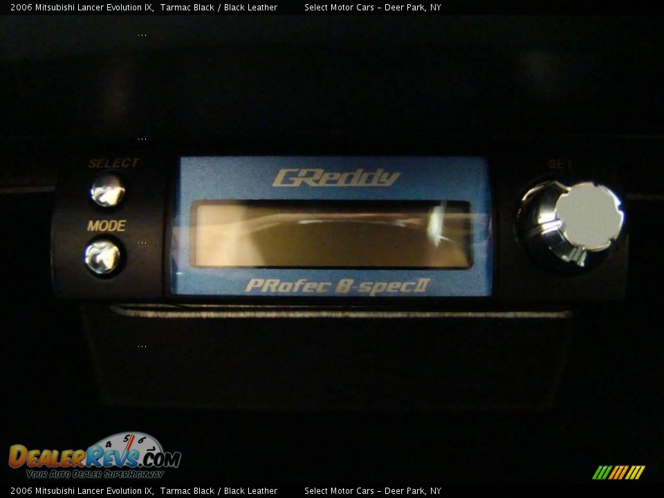 2006 Mitsubishi Lancer Evolution IX Tarmac Black / Black Leather Photo #10
