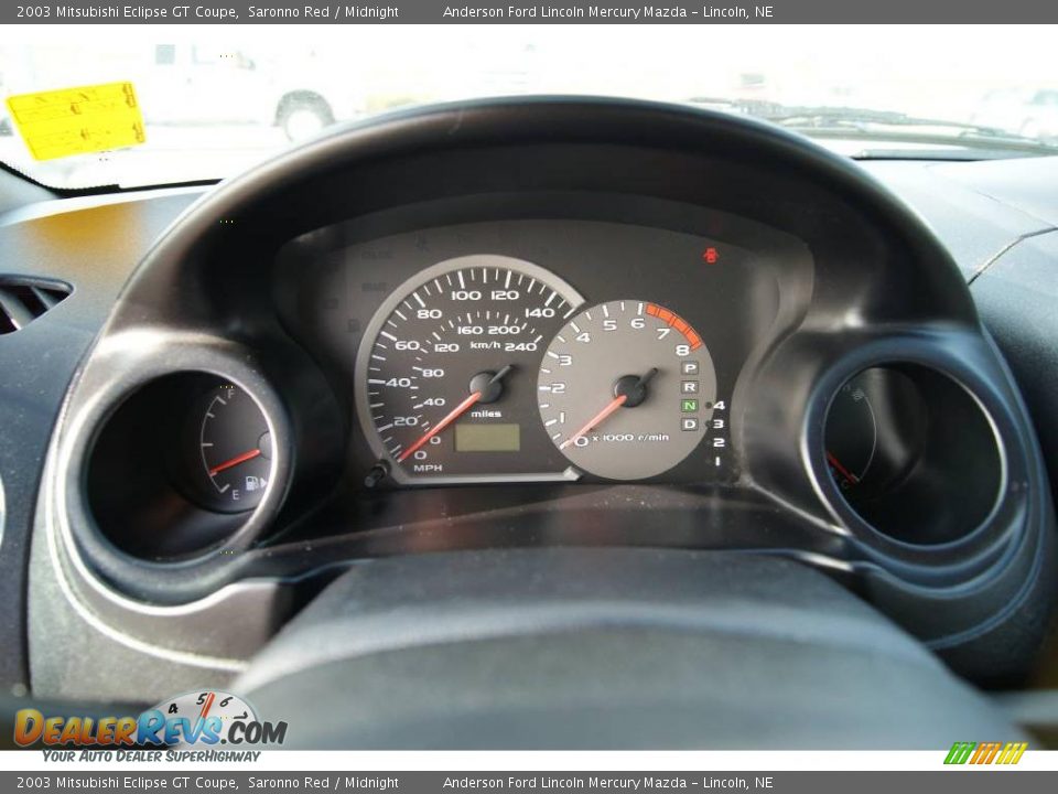 2003 Mitsubishi Eclipse GT Coupe Saronno Red / Midnight Photo #34