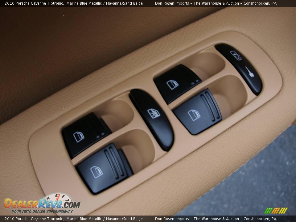 2010 Porsche Cayenne Tiptronic Marine Blue Metallic / Havanna/Sand Beige Photo #13