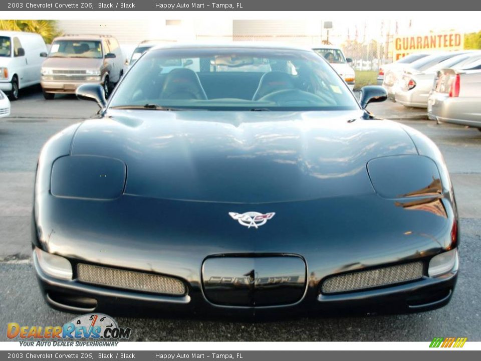 2003 Chevrolet Corvette Z06 Black / Black Photo #2