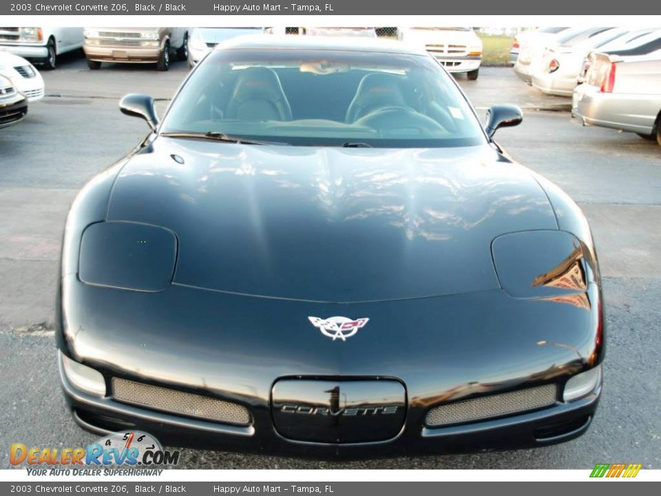 2003 Chevrolet Corvette Z06 Black / Black Photo #3