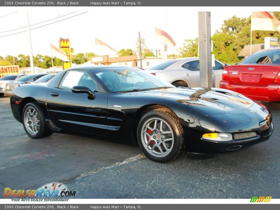 2003 Chevrolet Corvette Z06 Black / Black Photo #5