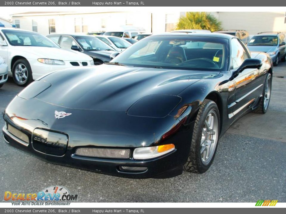 2003 Chevrolet Corvette Z06 Black / Black Photo #6