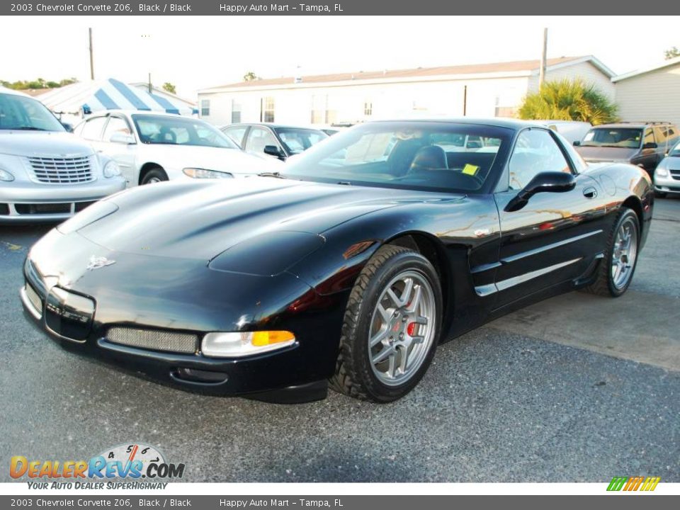 2003 Chevrolet Corvette Z06 Black / Black Photo #7