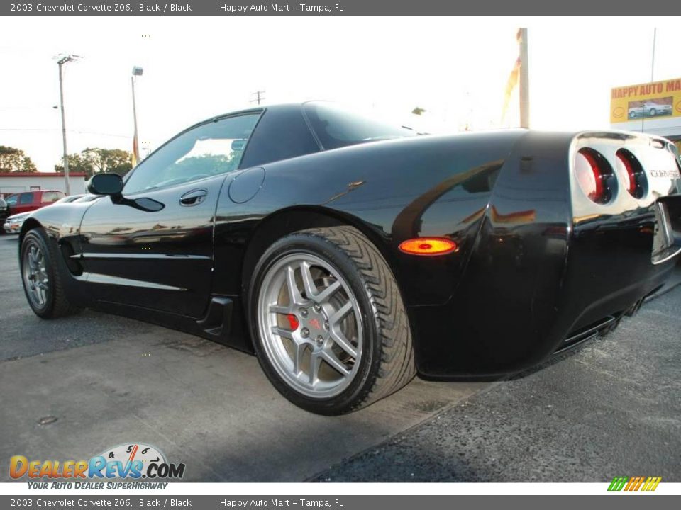 2003 Chevrolet Corvette Z06 Black / Black Photo #9