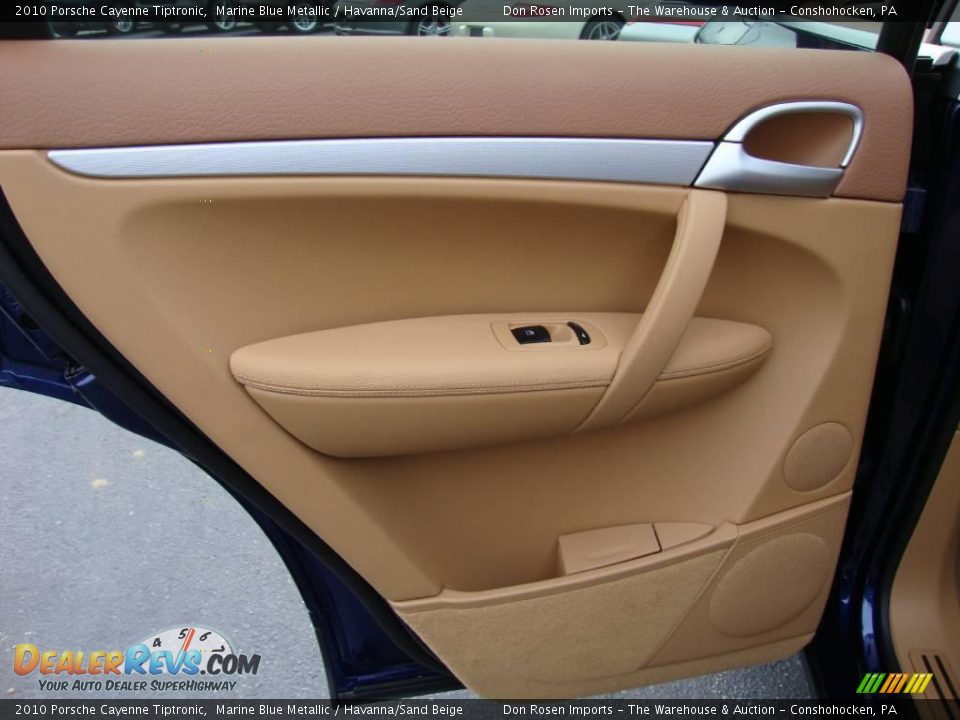 2010 Porsche Cayenne Tiptronic Marine Blue Metallic / Havanna/Sand Beige Photo #21
