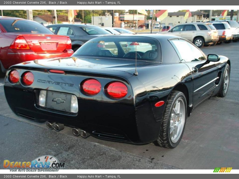 2003 Chevrolet Corvette Z06 Black / Black Photo #11