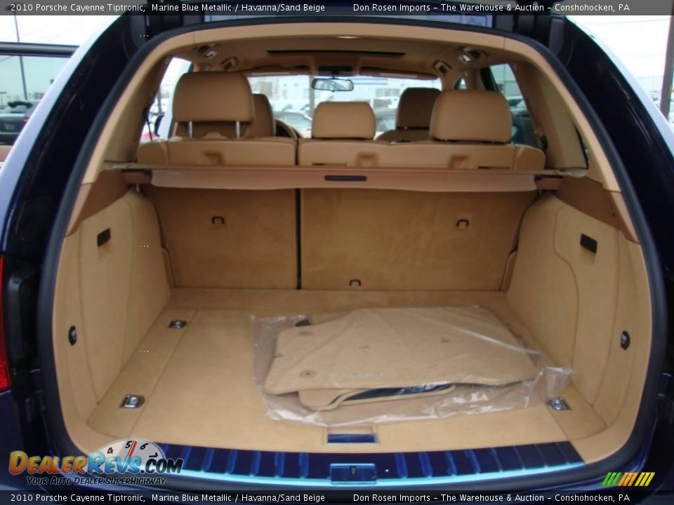 2010 Porsche Cayenne Tiptronic Marine Blue Metallic / Havanna/Sand Beige Photo #22